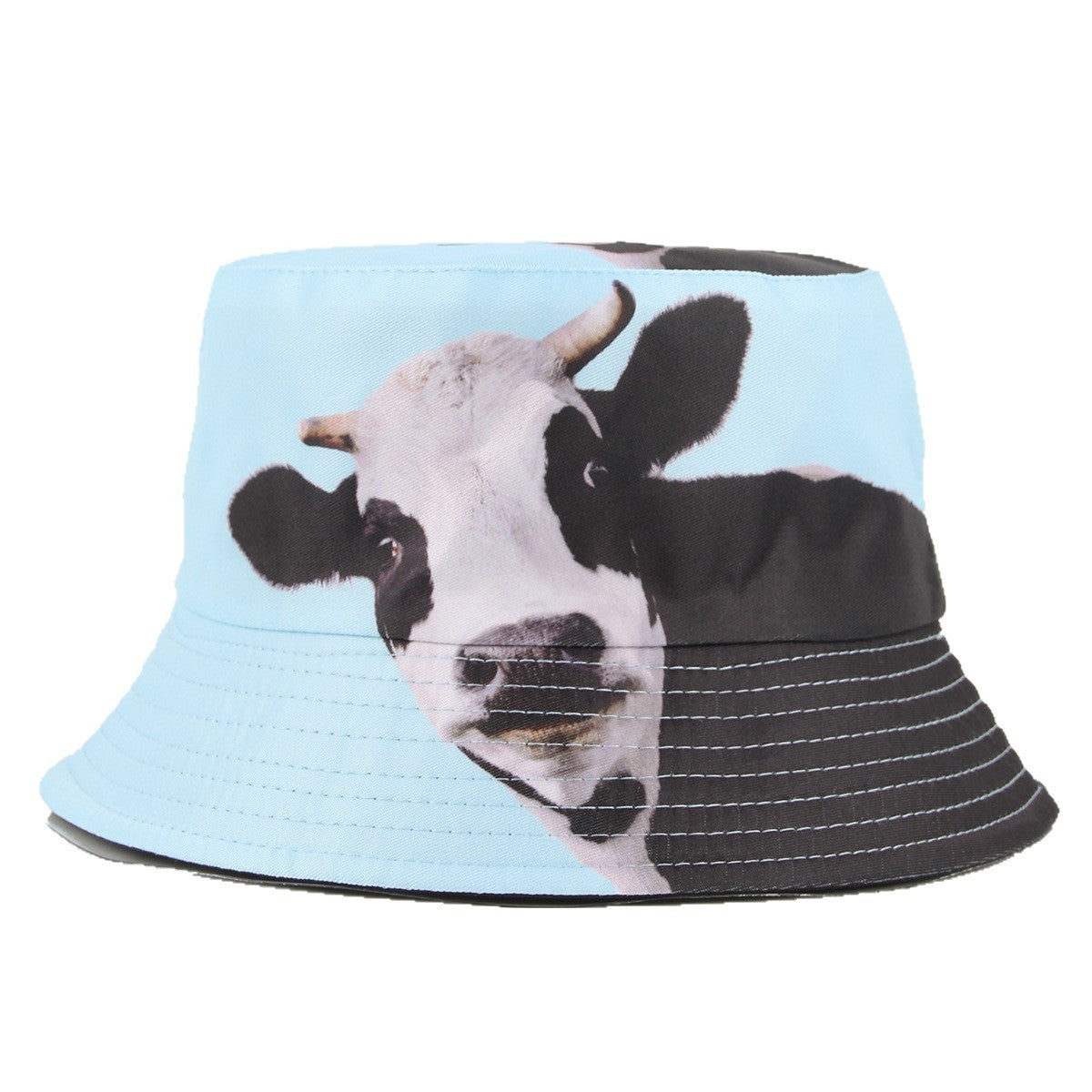 Printed Cartoon Retro Men And Women All-matching Outdoor Sun Hat