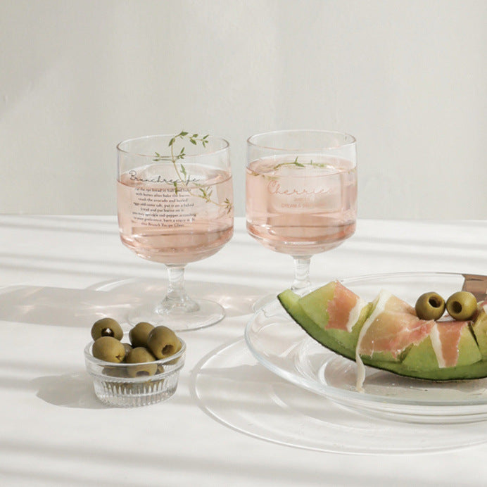 Net Red Niche Design Letter Goblet