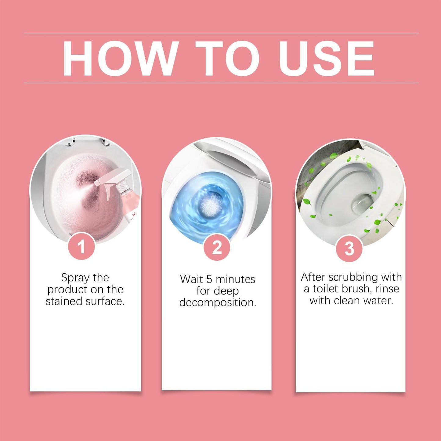 Floral Scent Deodorant And Toilet Cleaner