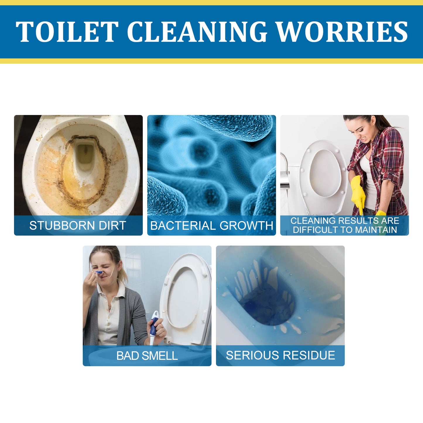 Wash The Toilet To Remove Odors And Toilet Cleaner
