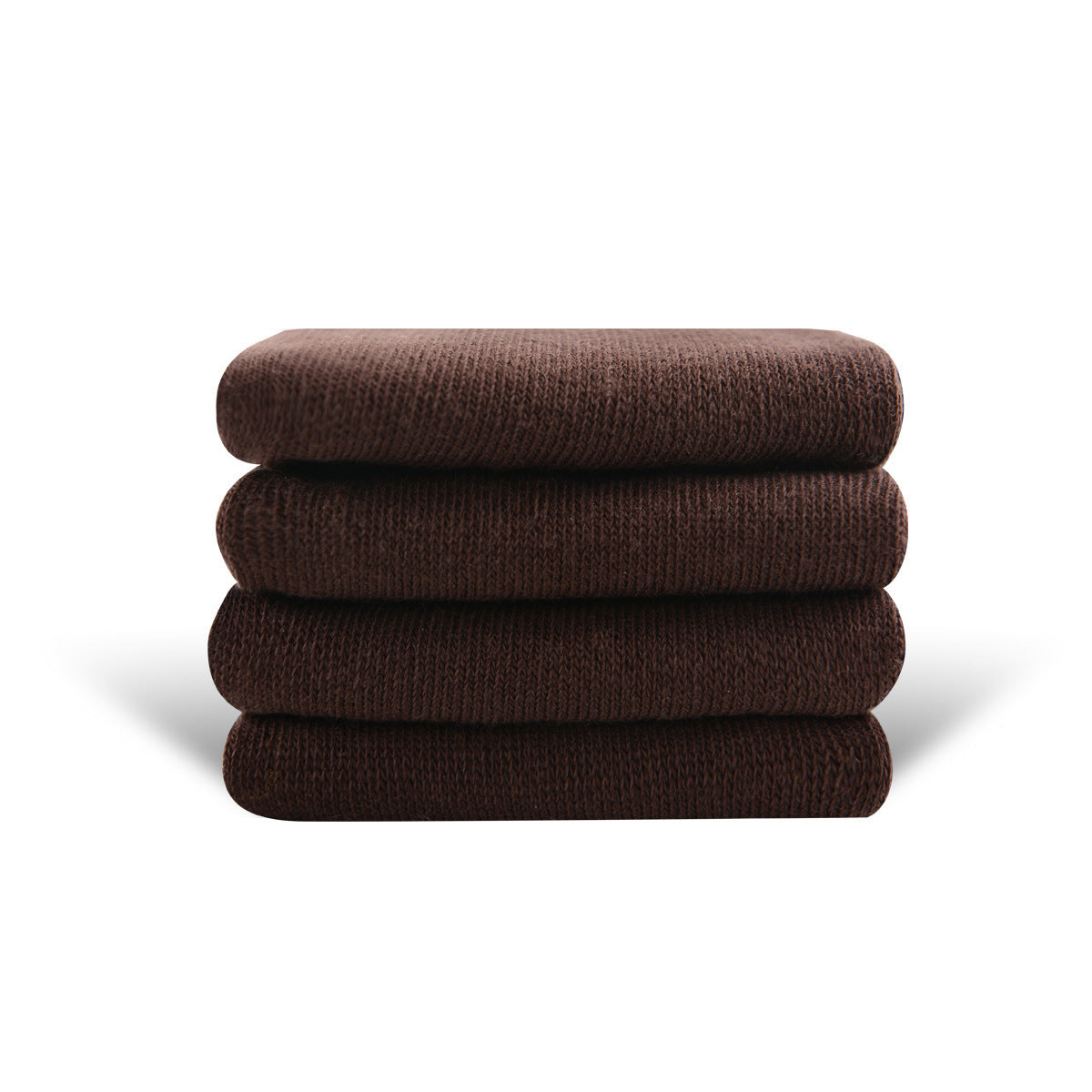 Solid Color High-elastic Mid-calf Boneless Macaron Colored Cotton Socks