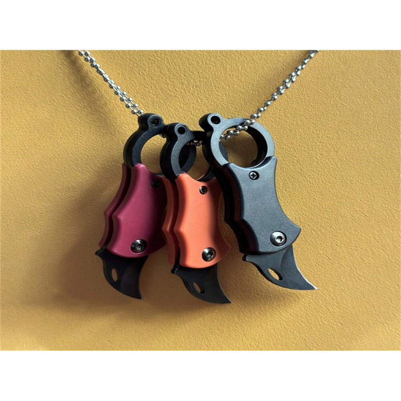 F1 Red Ink Orange Knife Three-piece Set