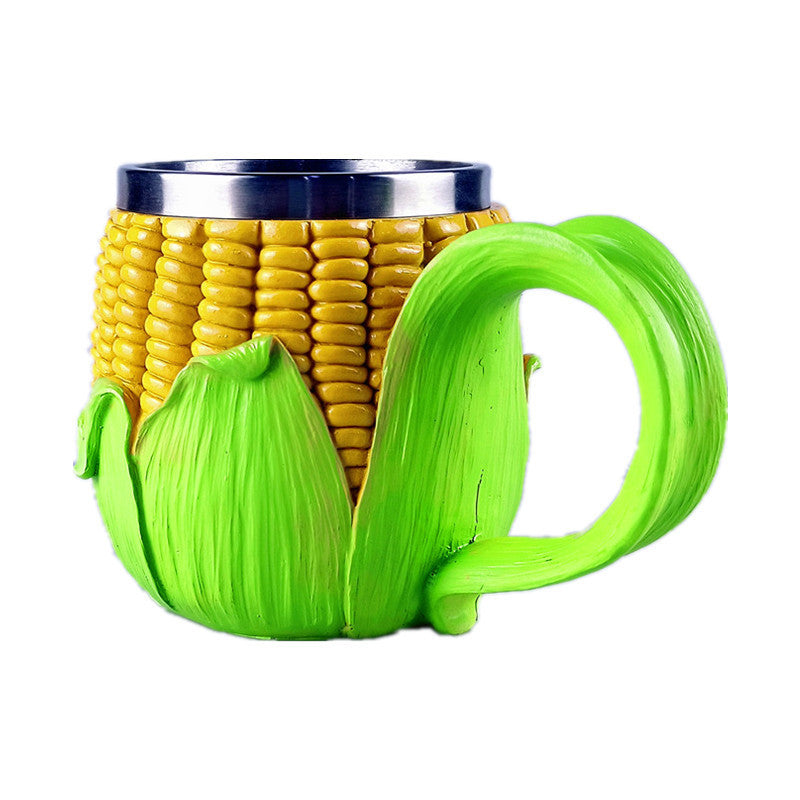 Fruit Stainless Steel Beer Mug Creative Resin Water Cup