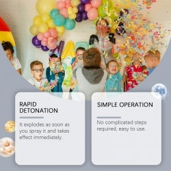 Dowmoo Latex Balloon Ambiance, Wedding Balloons Free Binding Safety Latex Balloon Ambiance Spray