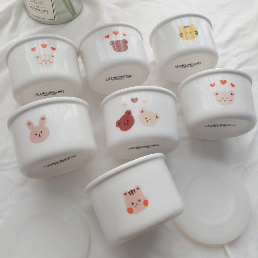 Baby Bear Print Multifunctional Food Complementary Bowl