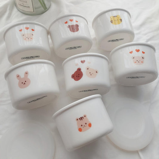 Baby Bear Print Multifunctional Food Complementary Bowl