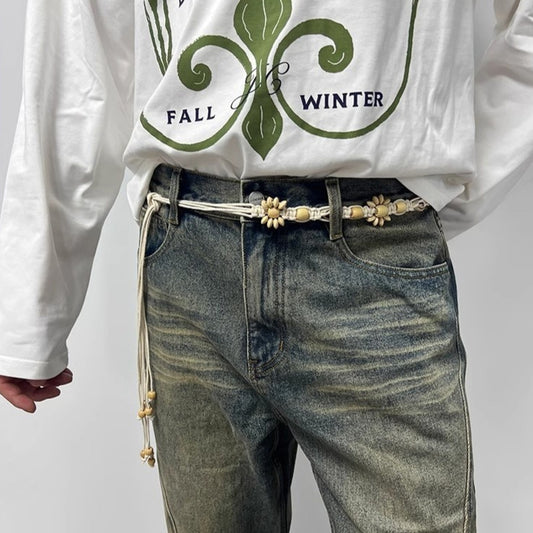 Personalized Bohemian Accessories Ethnic Style Woven Belt