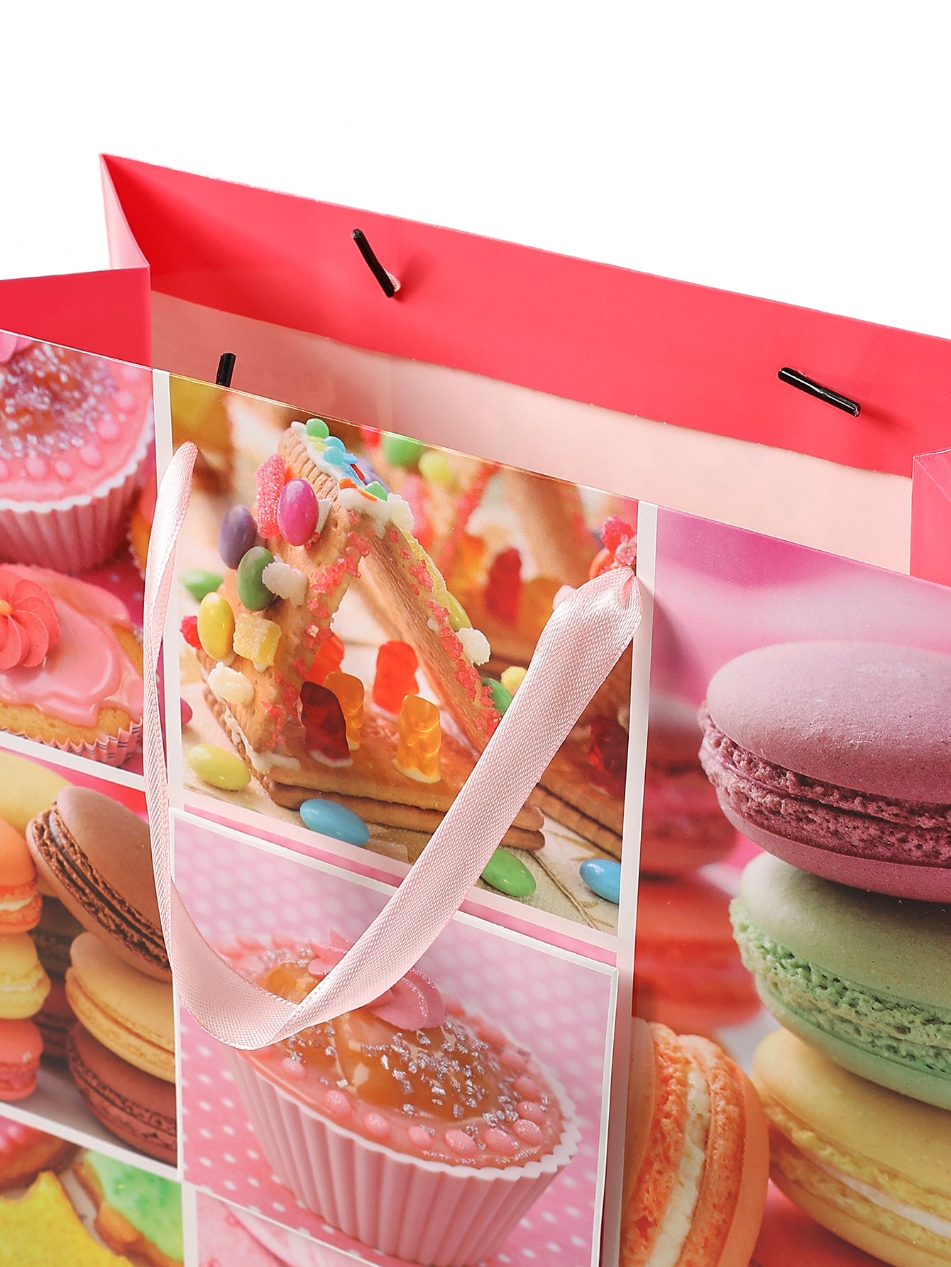 Set Of 12  Cool Summer Ice Cream Dessert Cartoon Pattern Gift Bag Made Of Selected Ivory Paper, Available For Wholesale In Stock