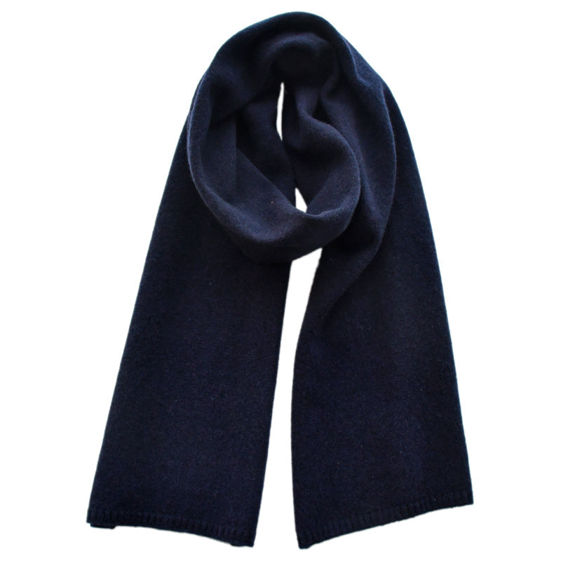 Women's Fashion Versatile Knitted Wool Solid Color Scarf
