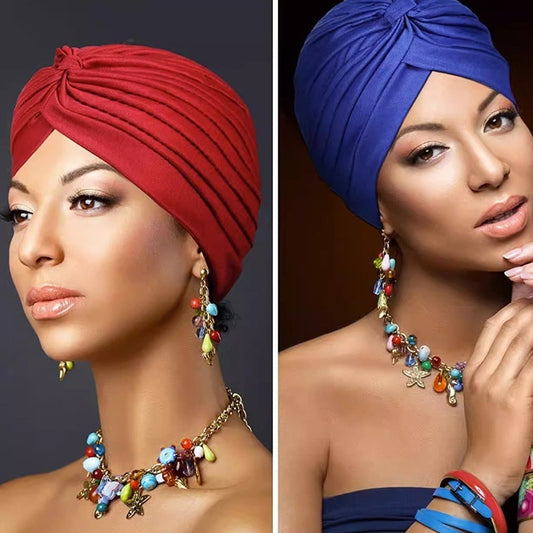 Toque Ethnic Turban Watermelon Nightcap