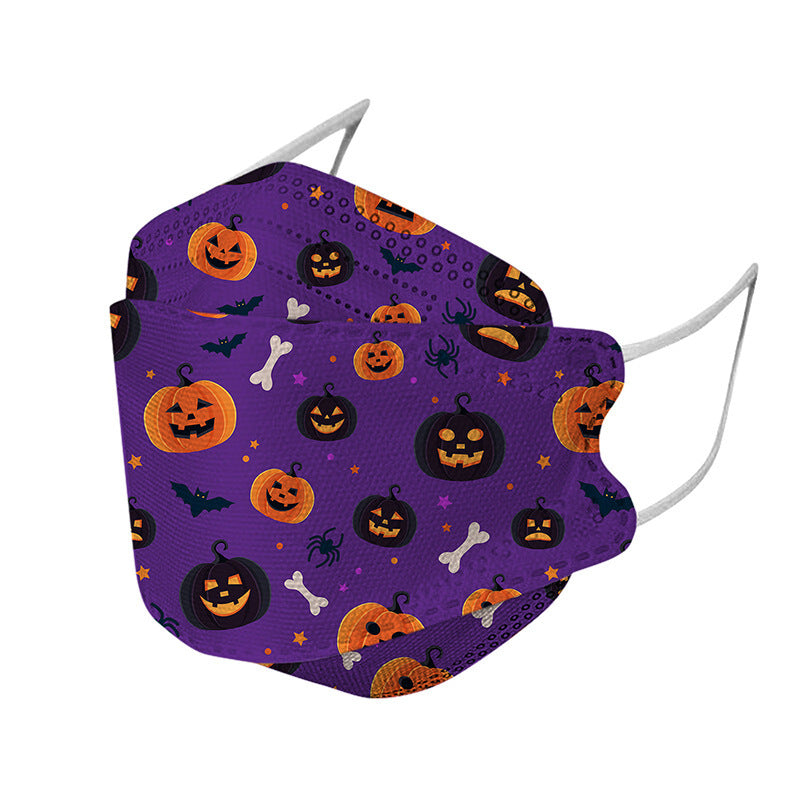 Halloween Kf94 Mask Willow Fish Mouth Protection 10 Packs