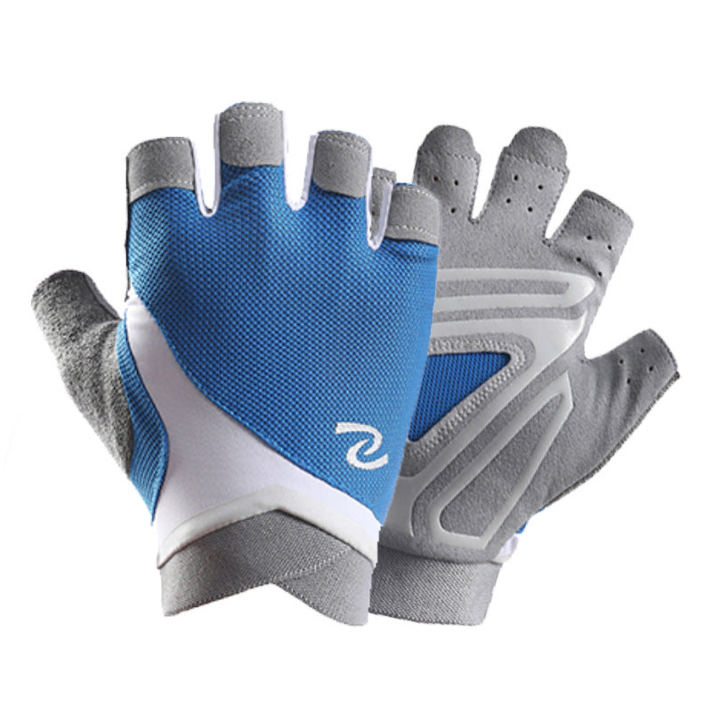 Fitness Training Shock-absorbing Half Finger Gloves