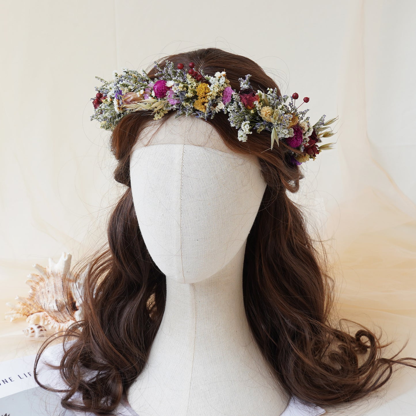 Baby Breath Crown, Dried Crown, Bride Crown, Wedding Crown, Daily Crown, Party Crown, Birthday Crown.