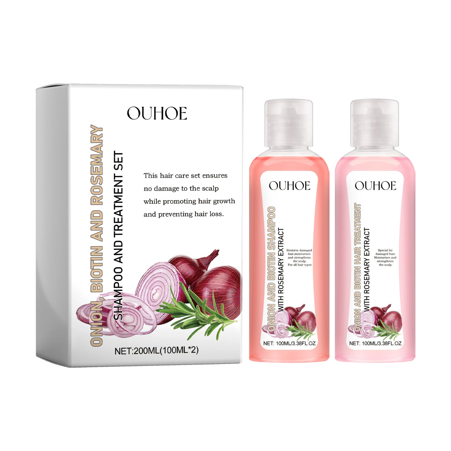Onion Biotin Rosemary Shampoo Set