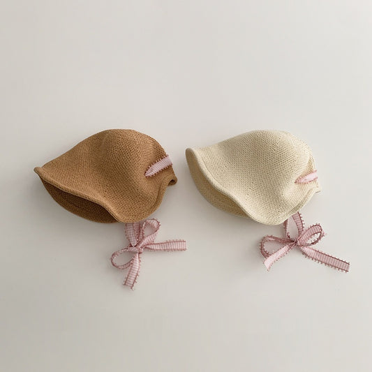 Sun-proof Vacation Beach Straw Hat For Girls