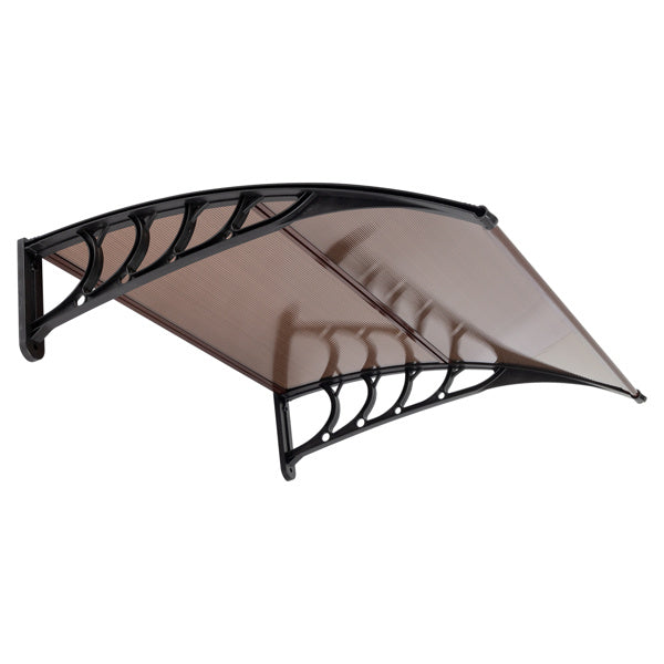 Brown Board Black Bracket Canopy100X96cm