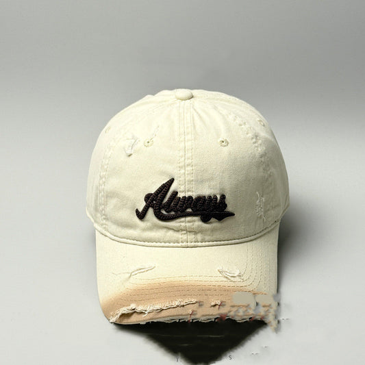 Retro Worn Looking Washed-out Sun Hat