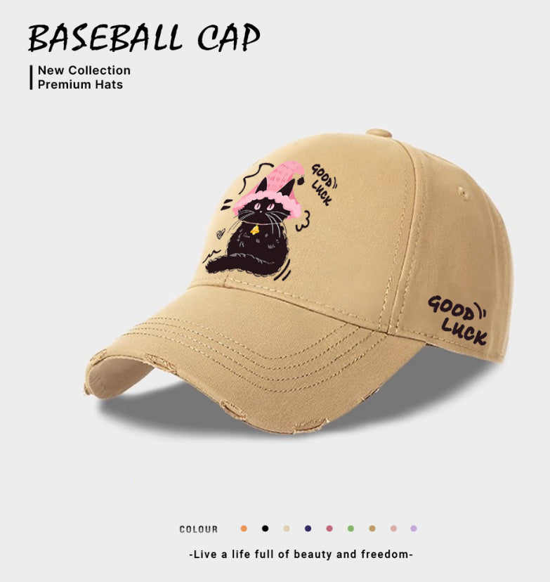 European And American Style Casual Baseball Cap For Women