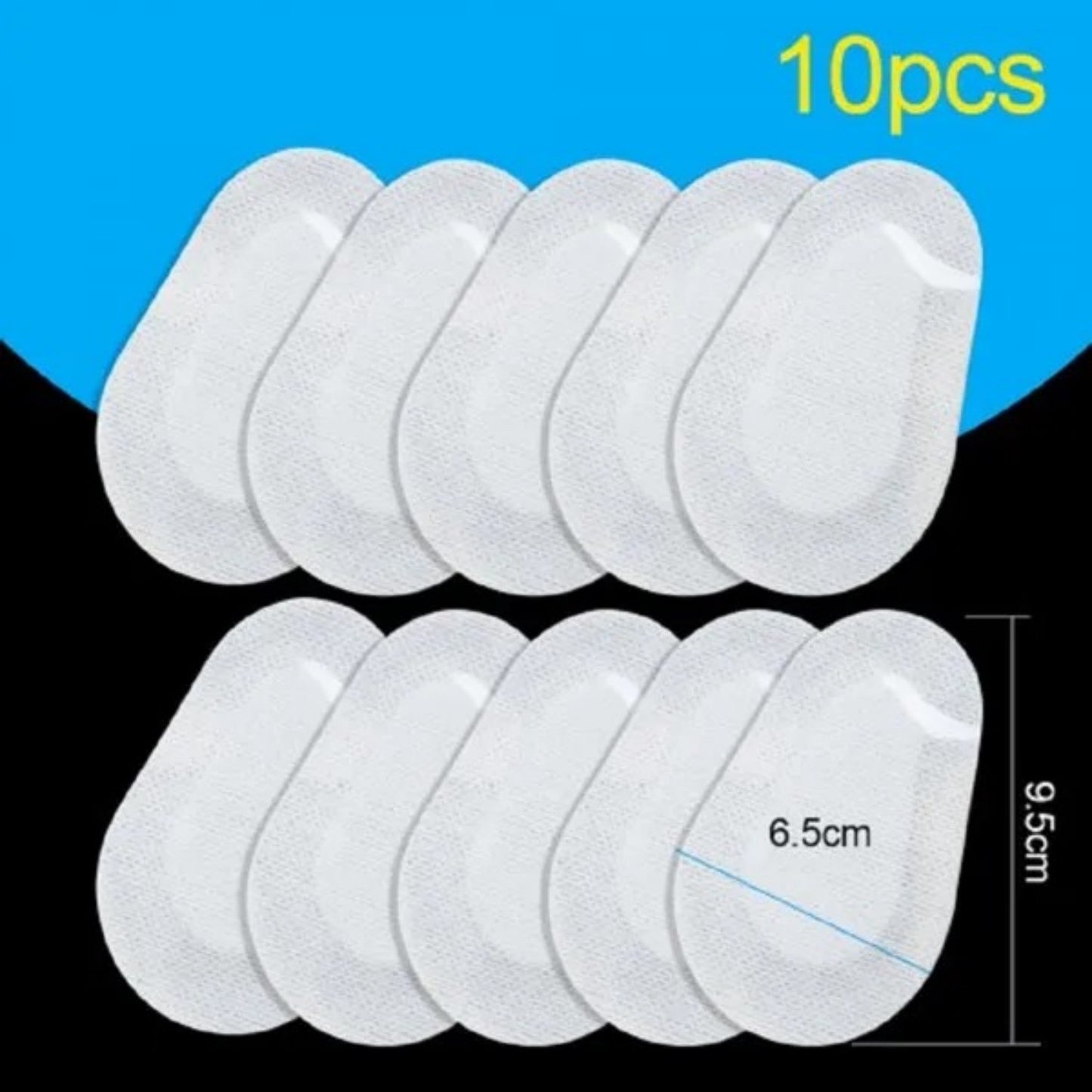 10 Pcs Eye Care Dressing 3.5 X 2.8Wound Care