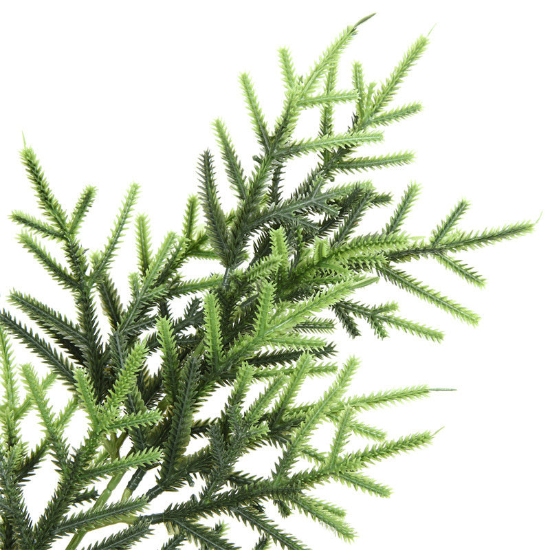 12pc Artificial Norfolk Pine Branches  Pine Needle Branch For Christmas Decor