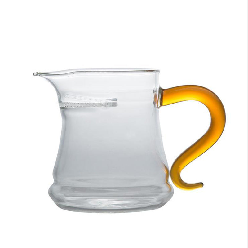 Transparent Glass Crescent Filter Justice Cup