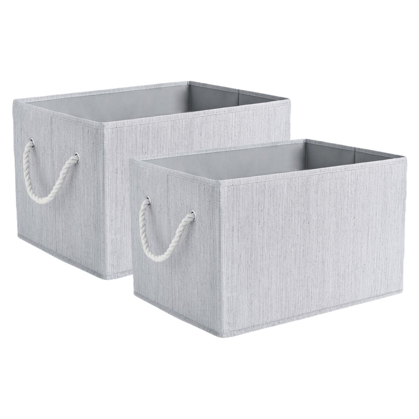Foldable Clay Storage Box With Rope Handle