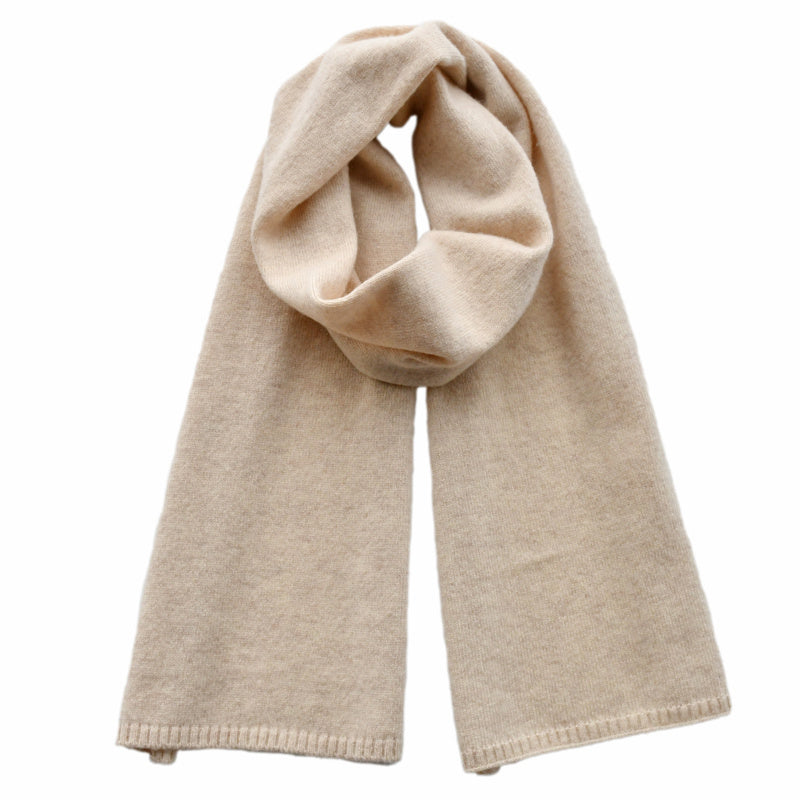 Women's Fashion Versatile Knitted Wool Solid Color Scarf