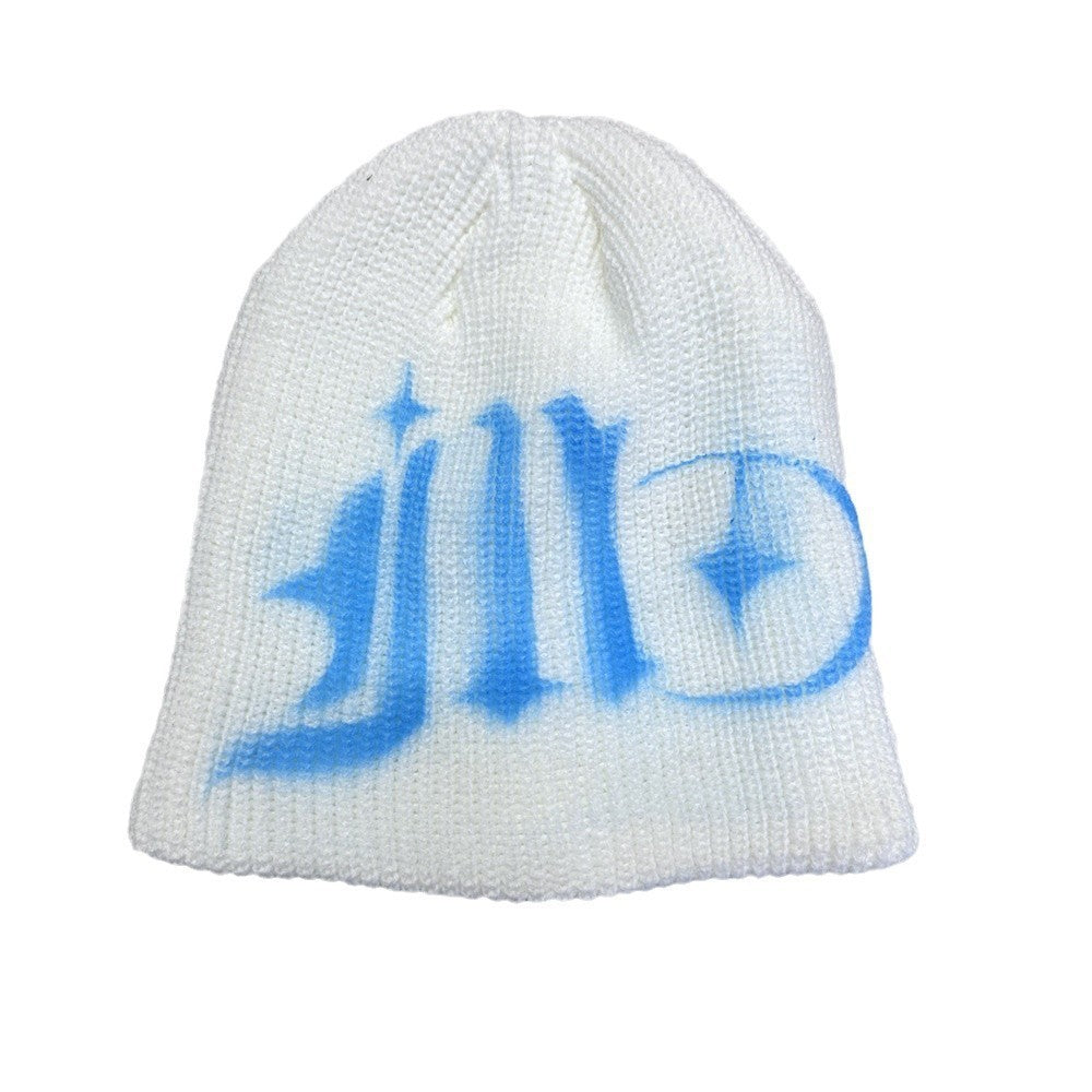 Street Style Letters Pile Heap Cap Beanie Hat Female Autumn And Winter Street