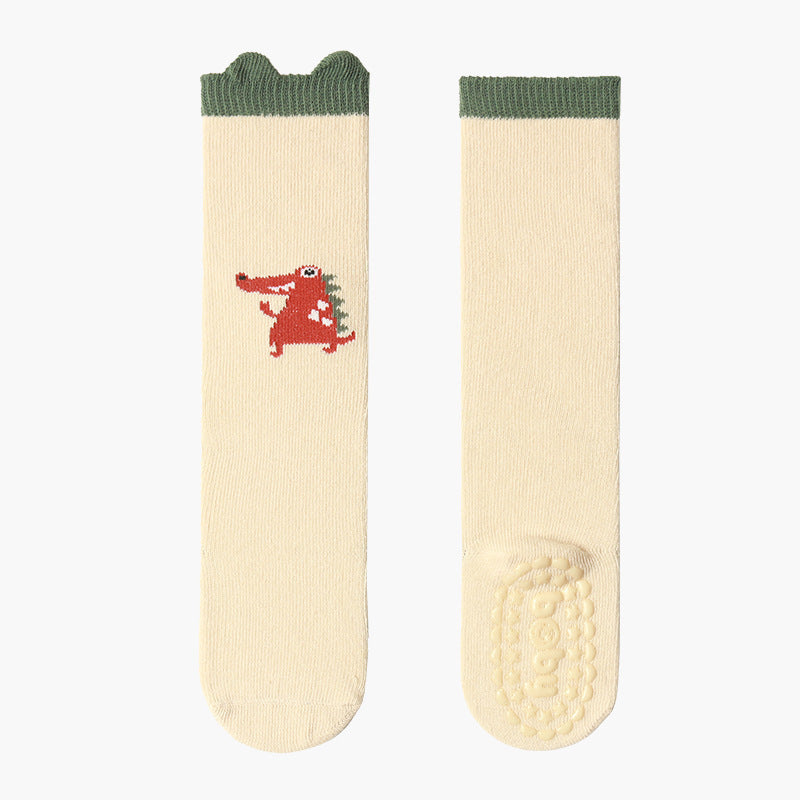 Combed Cotton Non-slip Sole Room Socks Large Version Dispensing