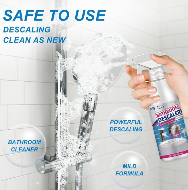 Stainless Steel Cleaner For Bathroom Washbasins, Stain Removal Cleaner For Shower Room Glass Scale, Bathtub Cleaner