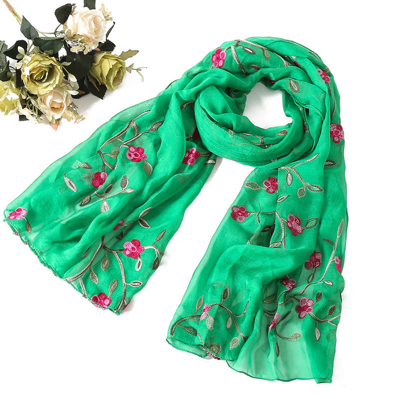 Ladies Silk Scarf Shawl