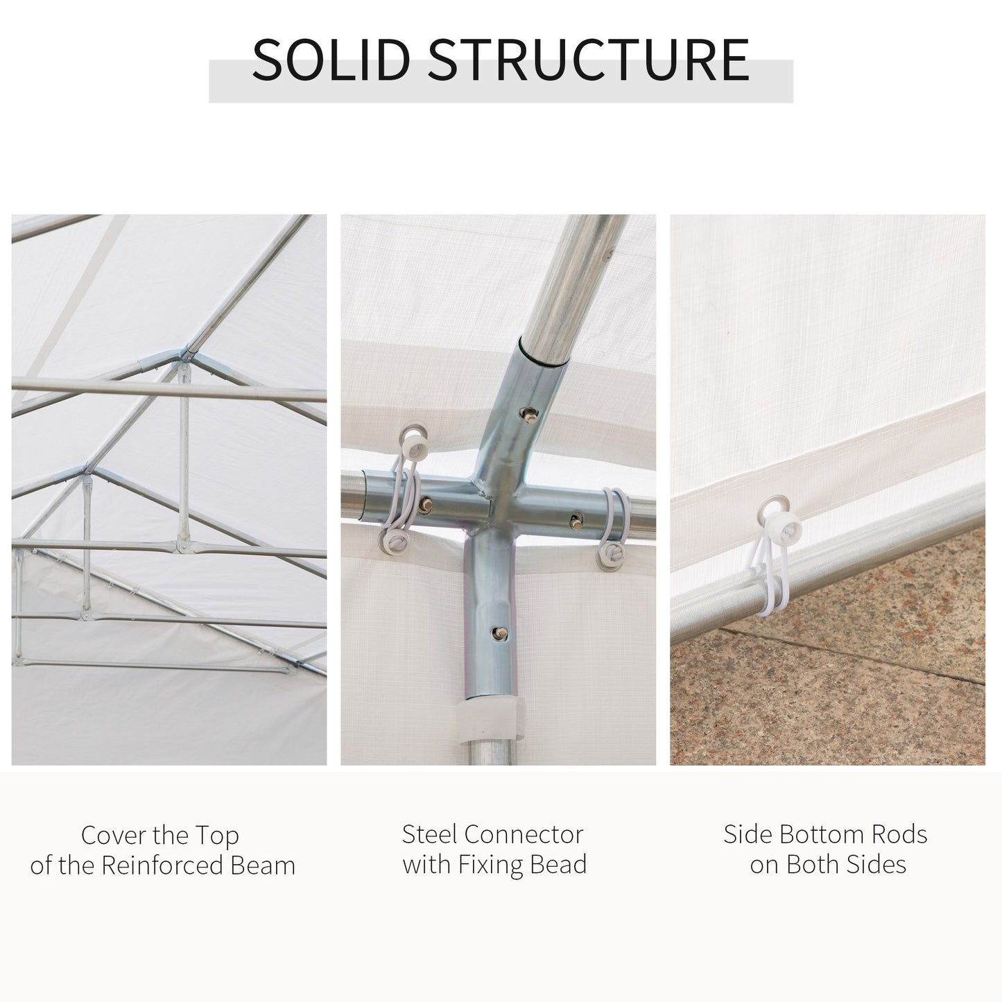 20x32 Heavy Duty Wedding Canopy Event Tent Outdoor Wedding Shelter With Removable Sidewalls Double Doors