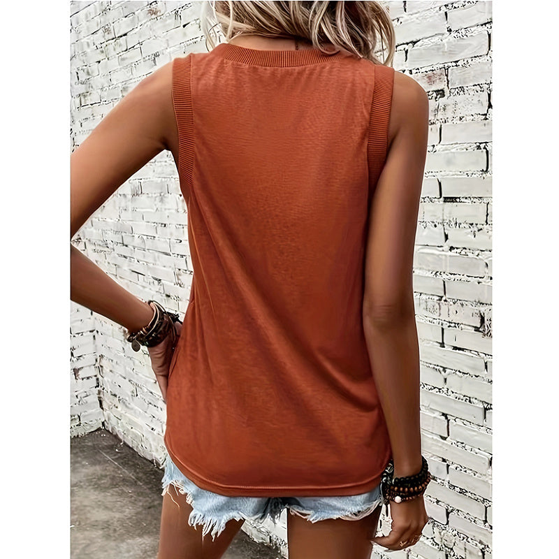 Women V Neck Tank Tops Summer Sleeveless Tunic Casual Basic Shirts Cute Trendy Clothes