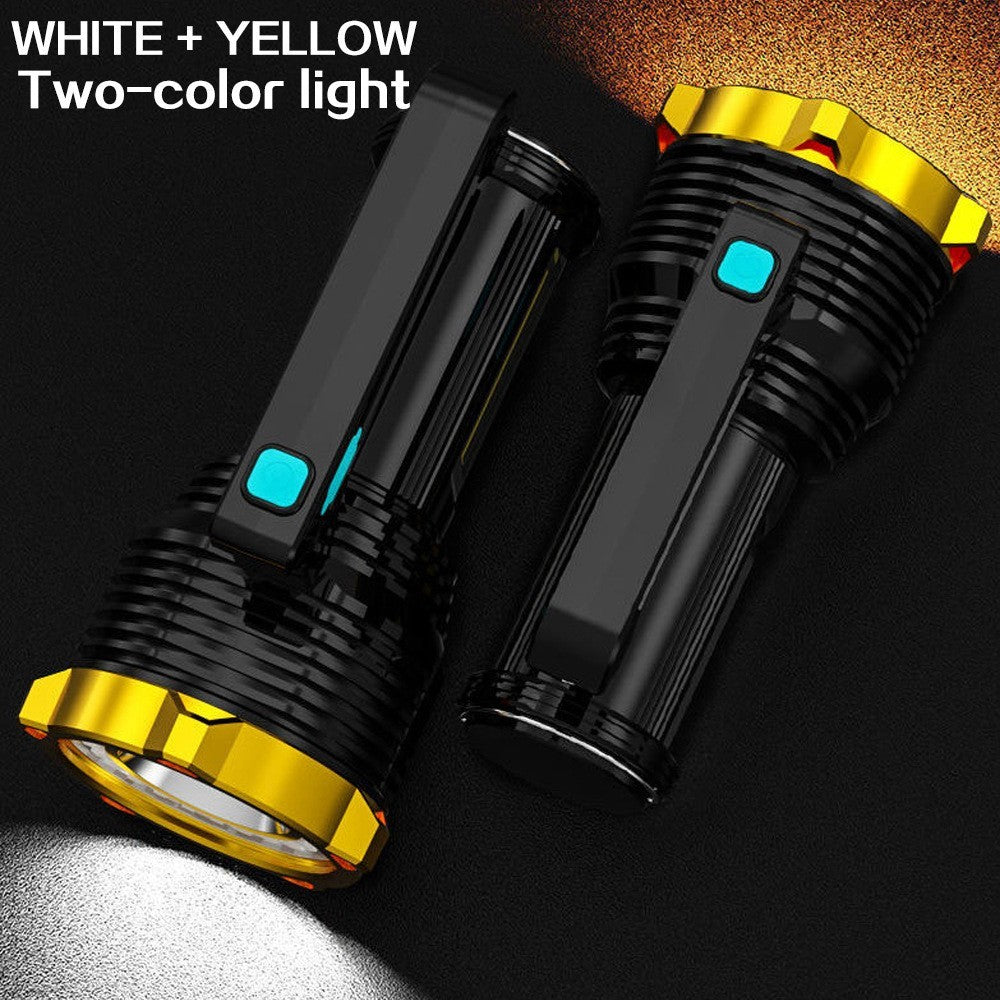High Powered 12000000LM LED Flashlight Super Bright Torch USB Rechargeable Lamp