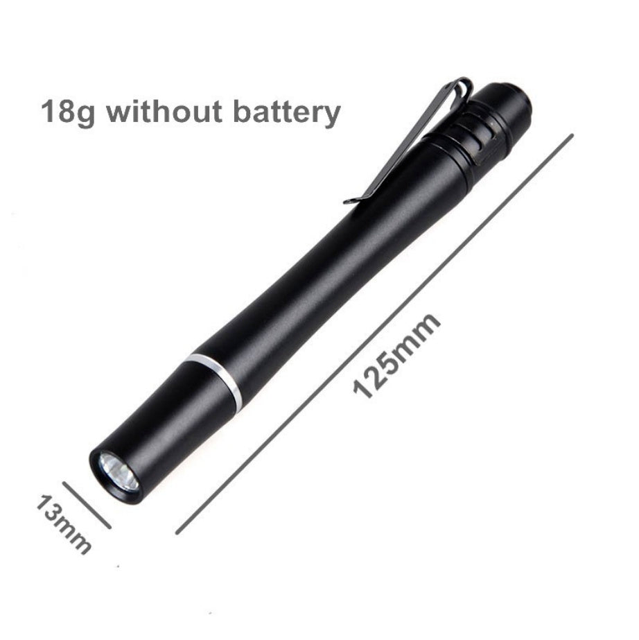 2x UV Pen Light 395nm Black Light Portable Ultra Violet Pocket LED Flashlight Mini Torch Work Light