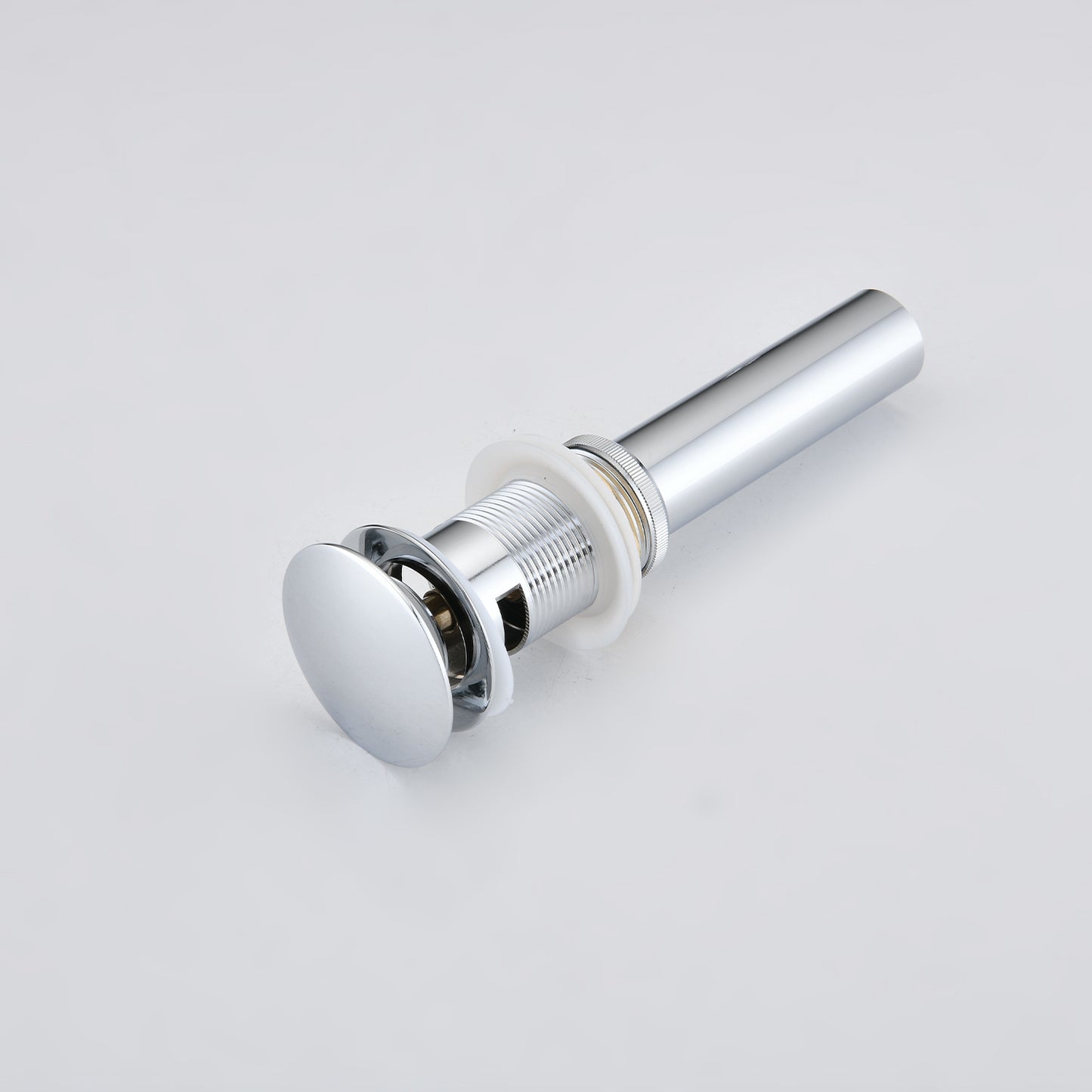 Bathroom Sink Drain With Overflow Hole, Basin And Washbasin Pop-up Drain, 304 Stainless Steel
