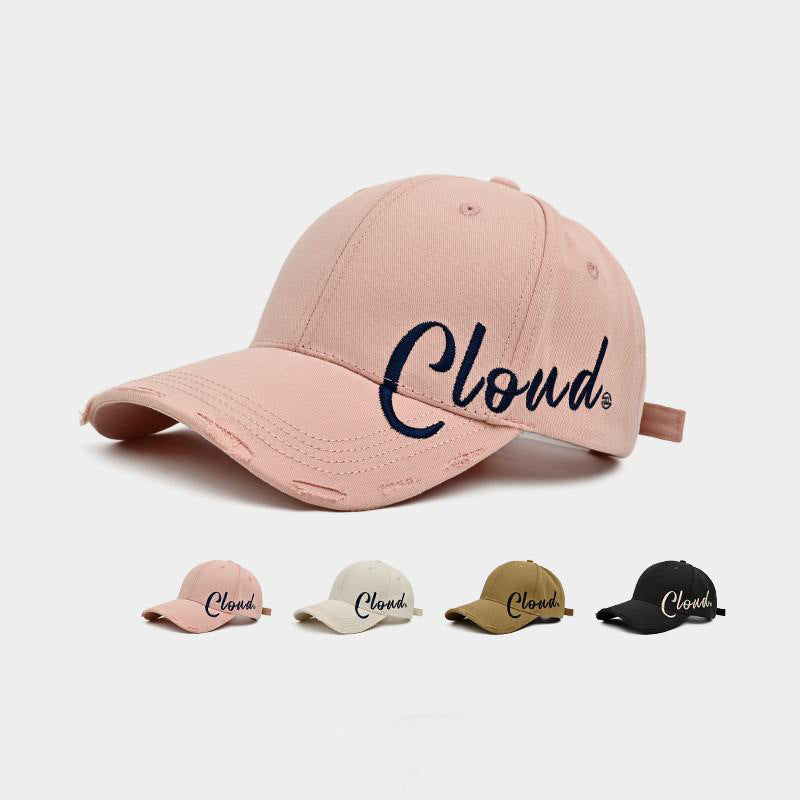 Letters On Side Embroidered Peaked Children's Sun-proof Baseball Cap