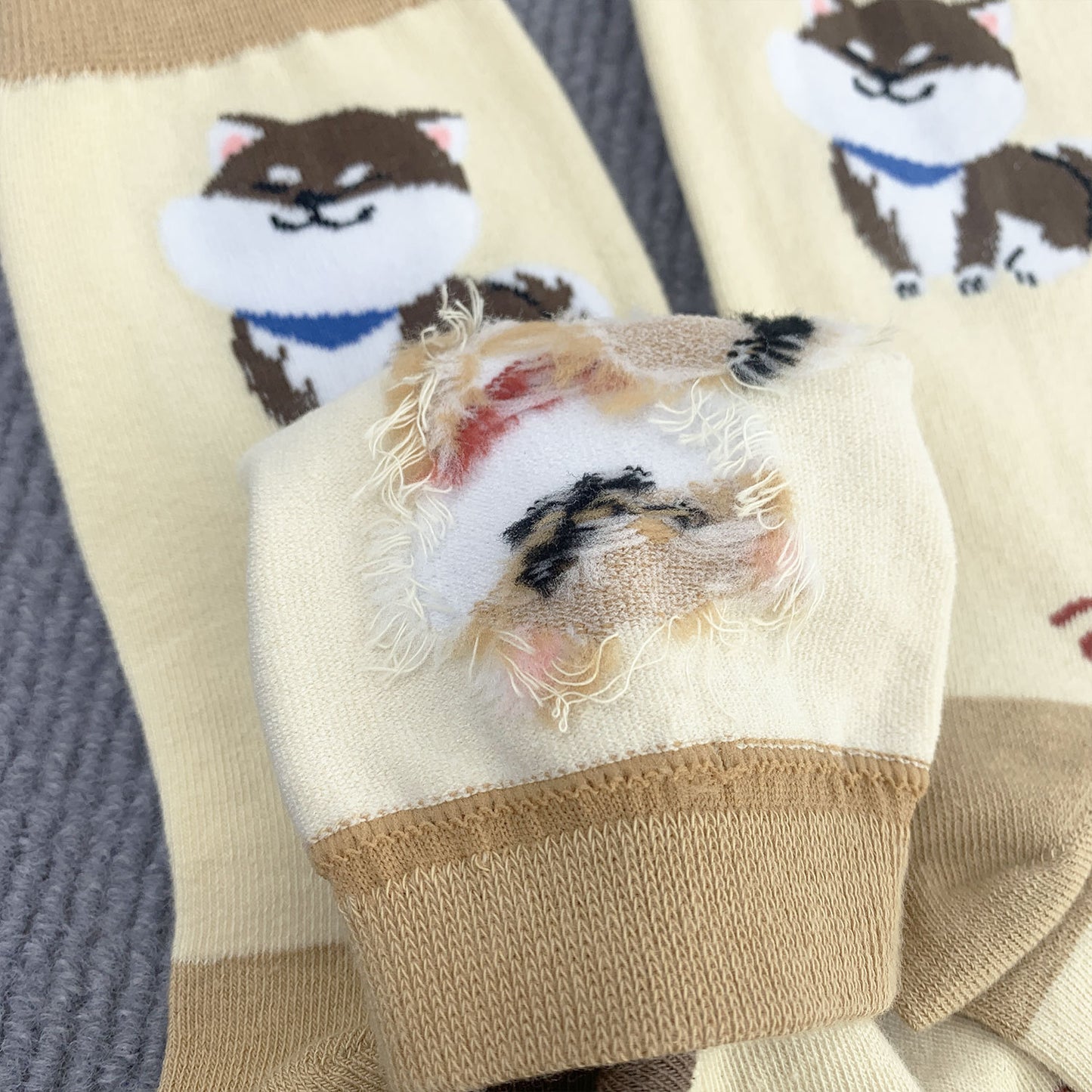Cute Animal Pattern Women's Tube Socks