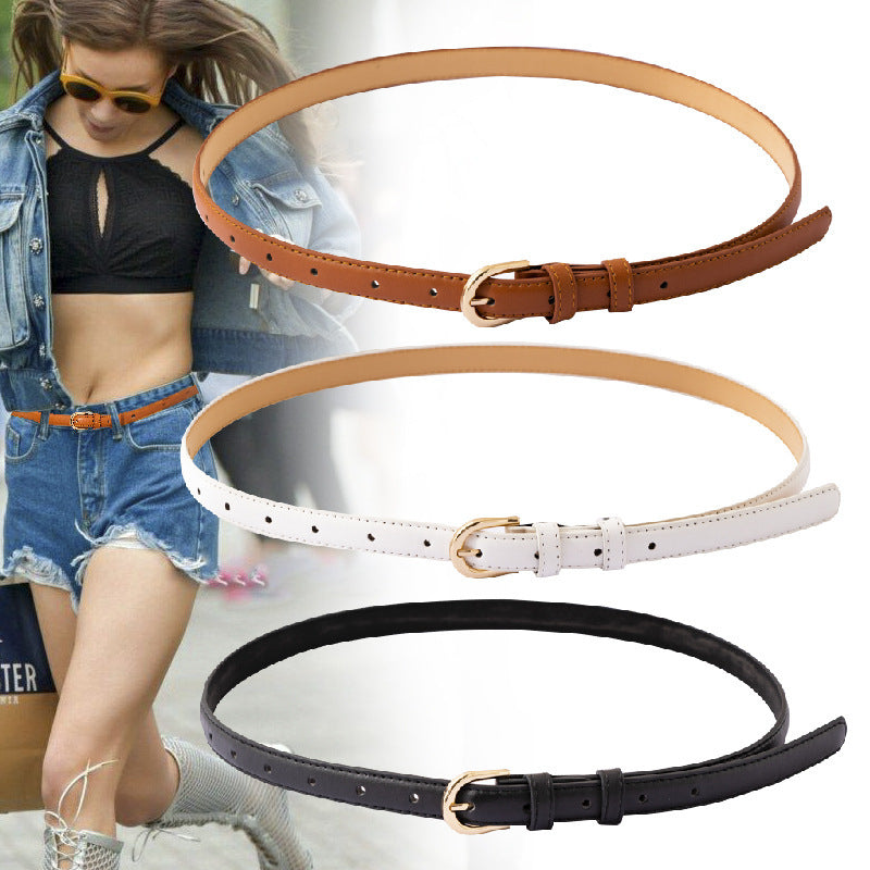 Pin Buckle Women's Student Decoration Skirt Shirt Jeans Strap