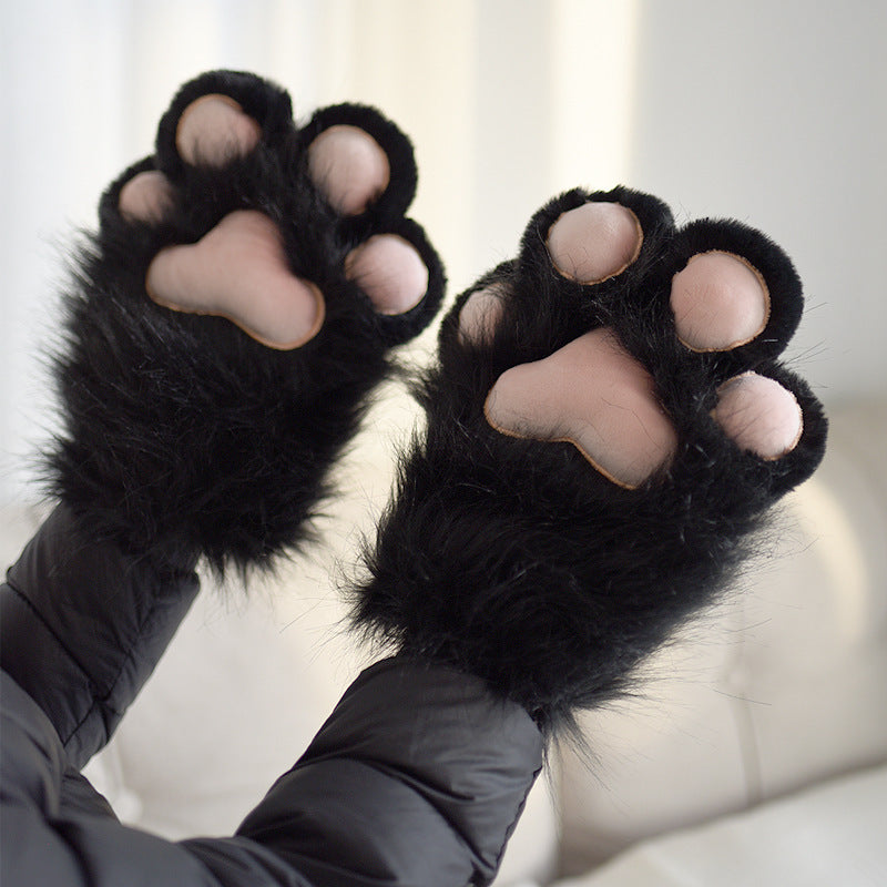 Women's Fashionable Warm Fleece-lined Cat's Paw