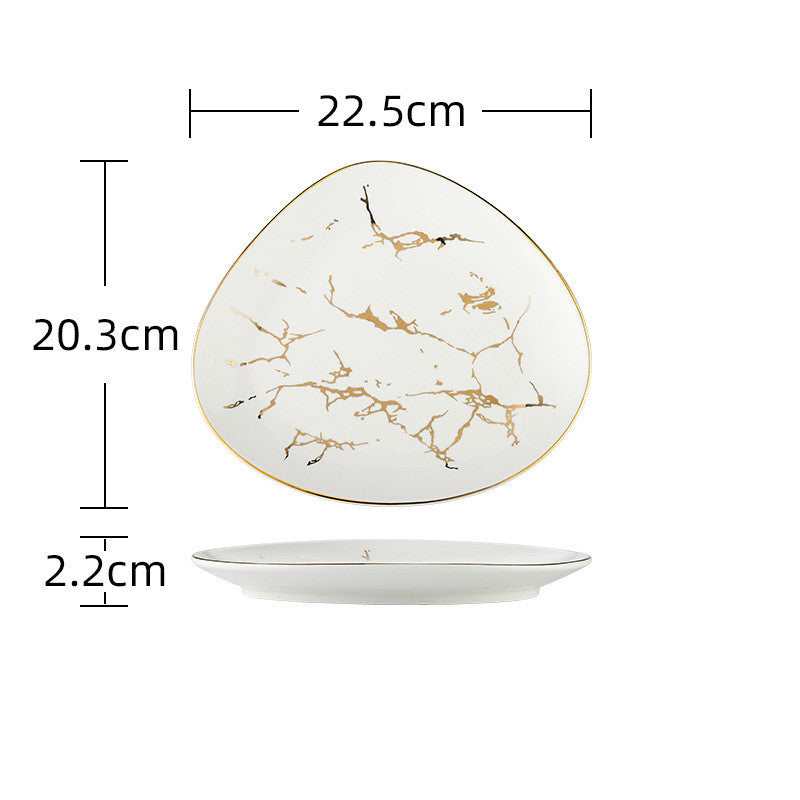 Nordic Light Luxury Style Phnom Penh Marble Household Bowl
