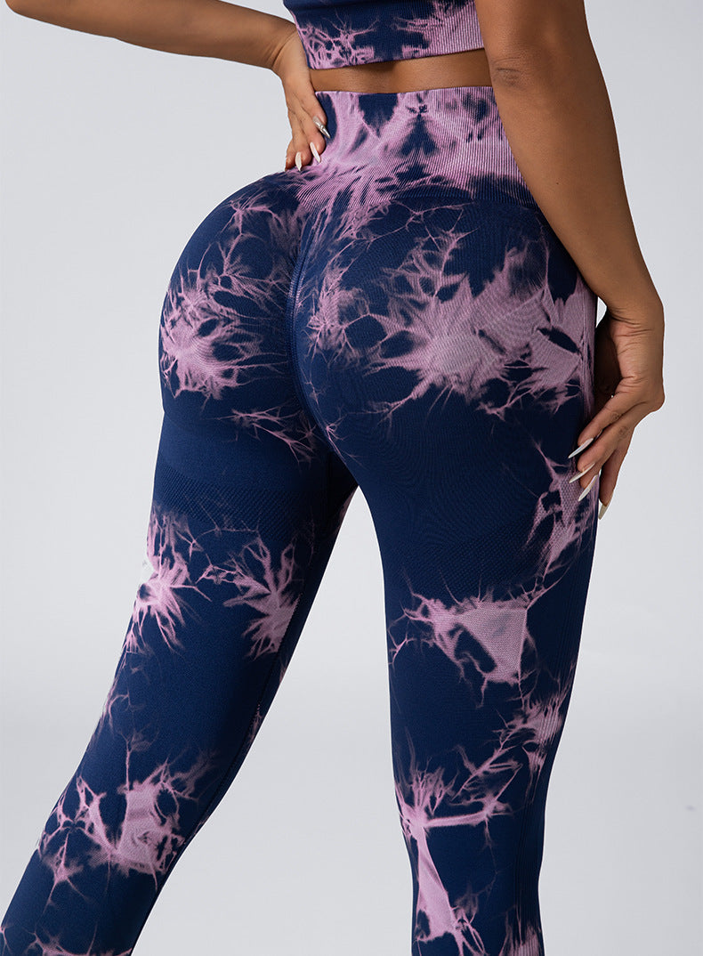 4pack Tie-dye Yoga Pants