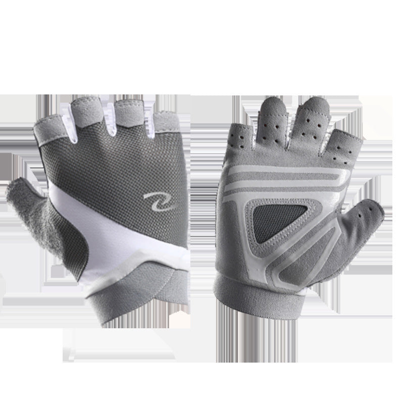 Fitness Training Shock-absorbing Half Finger Gloves