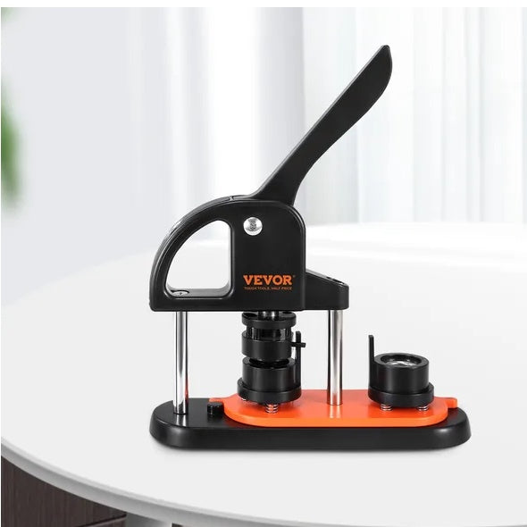 Button Maker Machine, 0.98 Inch 25mm Pin Maker With 500pcs Button Parts, Button Maker With Panda Magic Book, Ergonomic Arc Handle Punch Press Kit, For Children DIY Gifts And Christmas