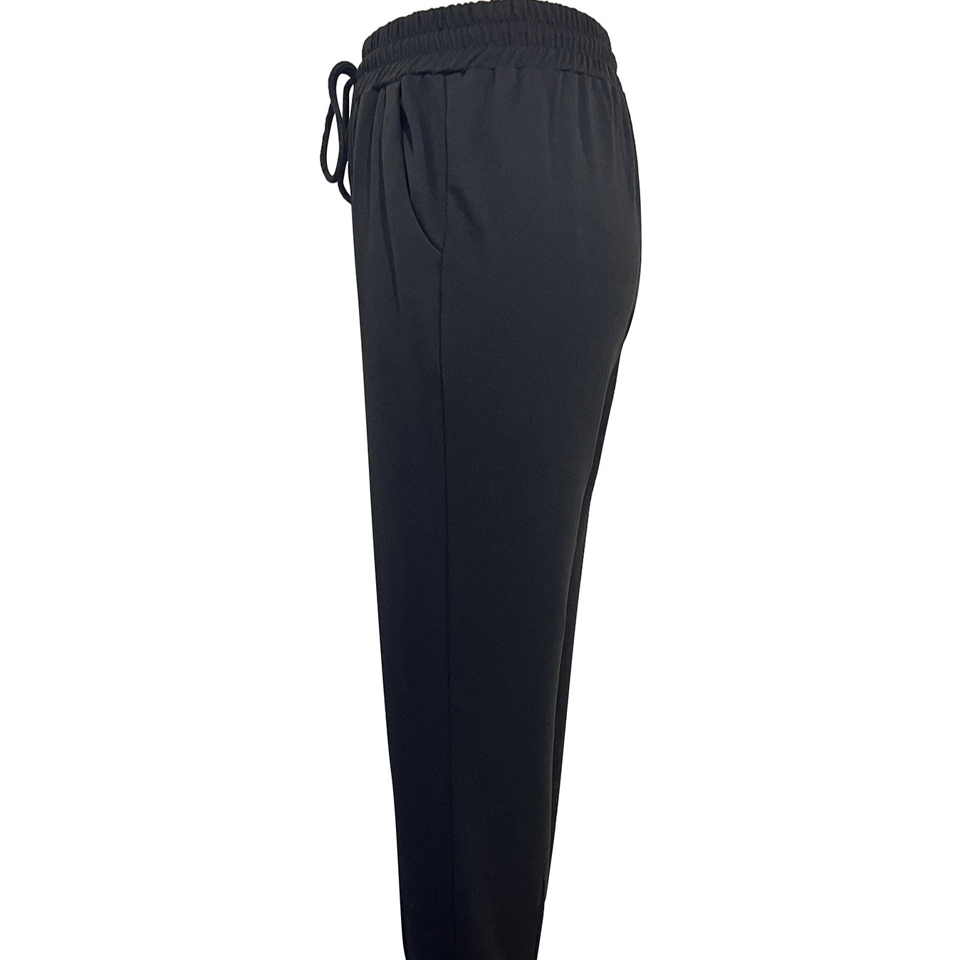 Women's Solid Color Drawstring With Pocket Pants