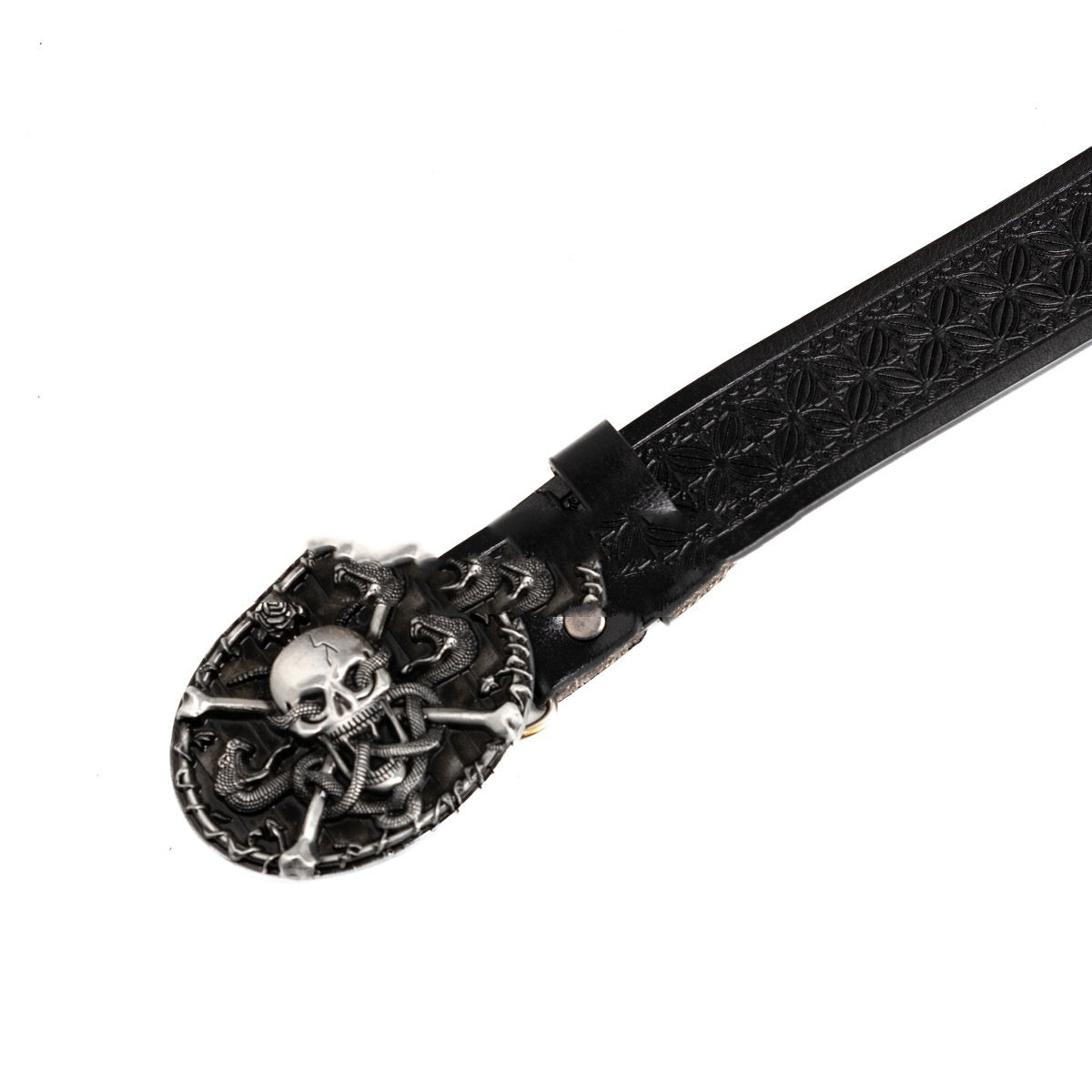 Zinc Alloy Personality Trend Buckle Retro Belt