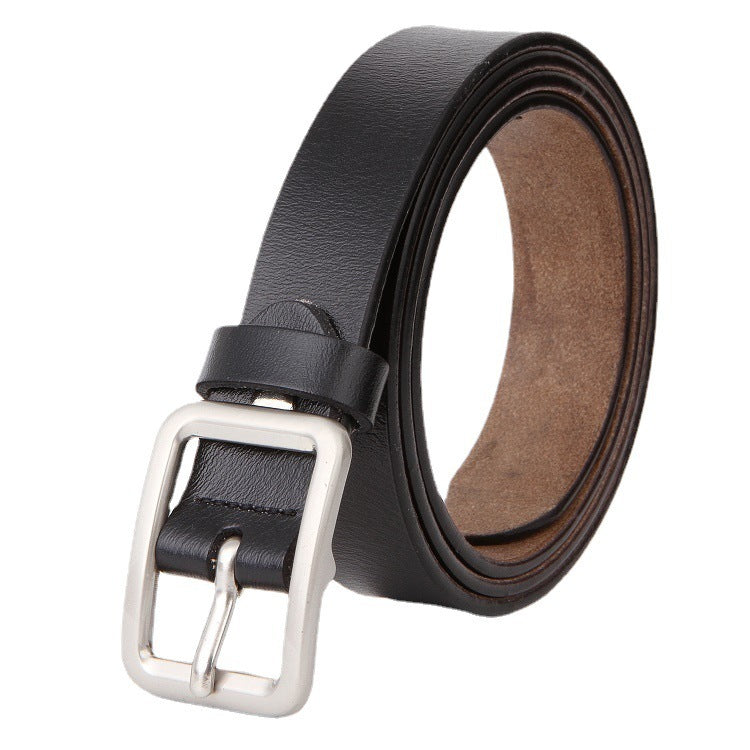Two-layer Cowhide Women's Belt Belt Commuter Decoration