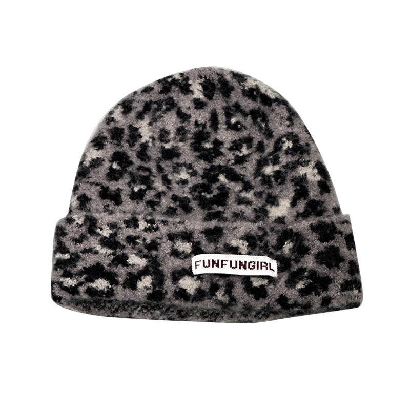 High-end New Jacquard Thick Warm All-match Knitted Hat
