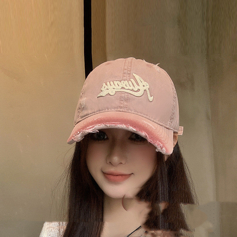 Retro Worn Looking Washed-out Sun Hat