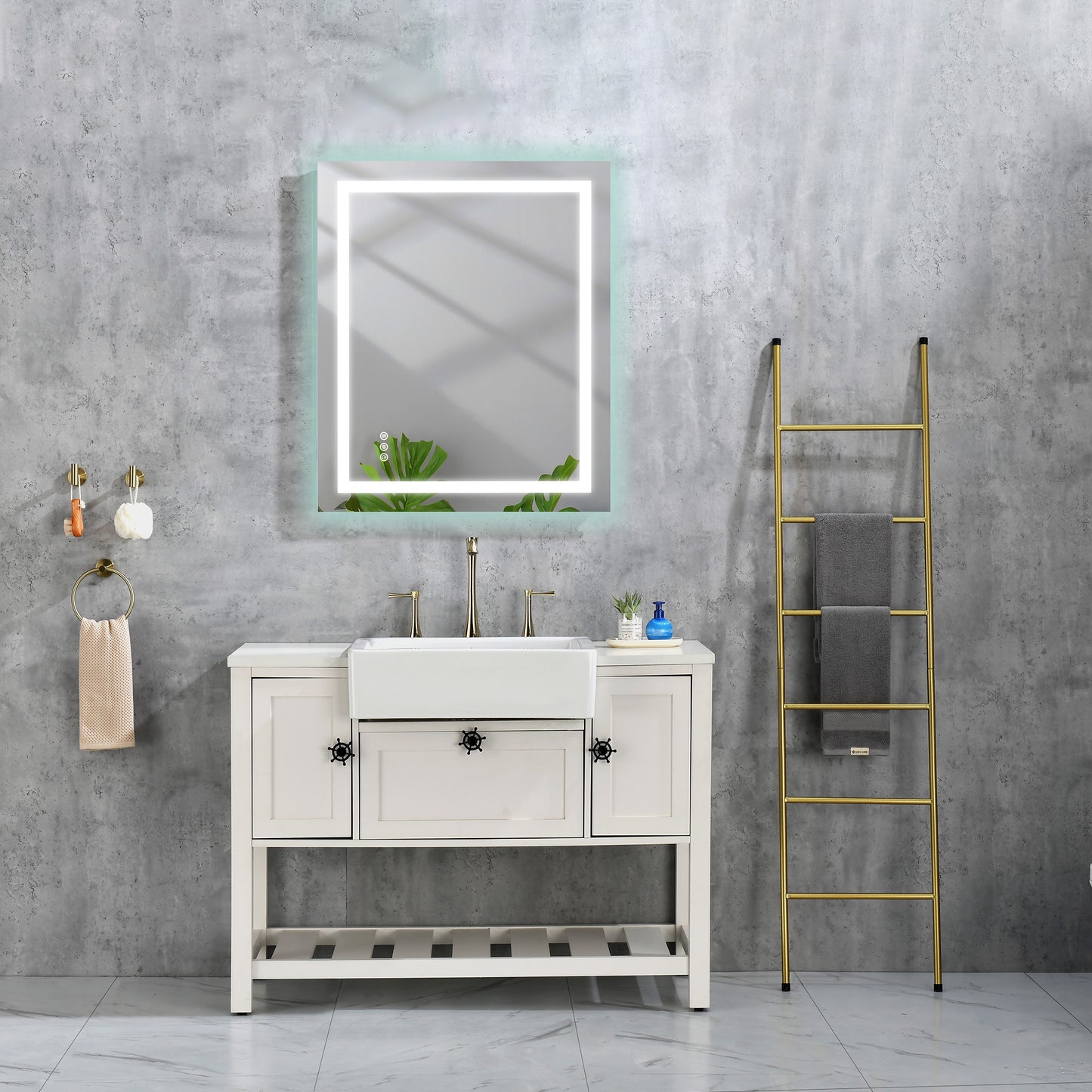 36x28 Inch LED Bathroom Mirror